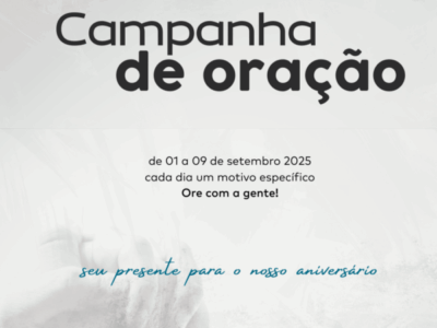 Faça de sua oração nosso presente de aniversário