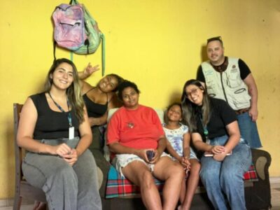 Recomeços que florescem: visita acompanha nova etapa de Ana e sua família